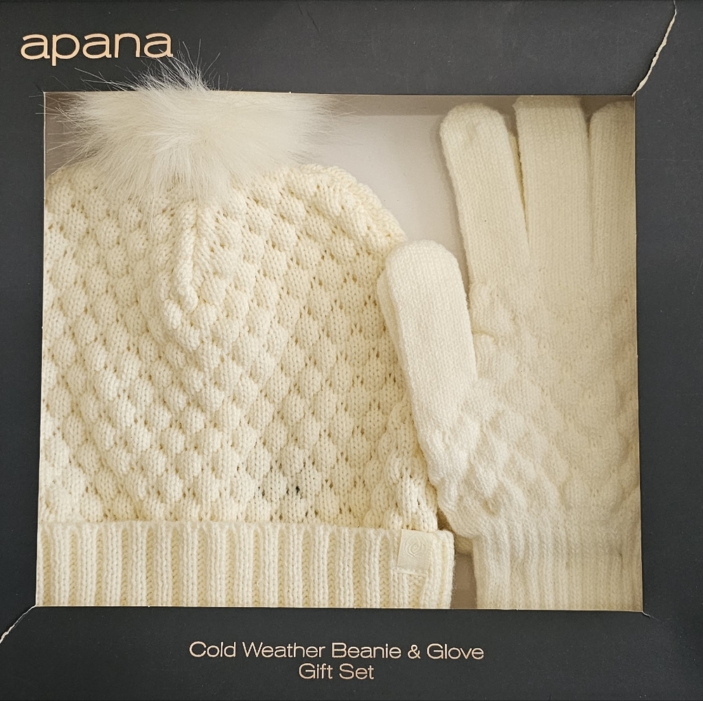 Apana glove and hat giftset